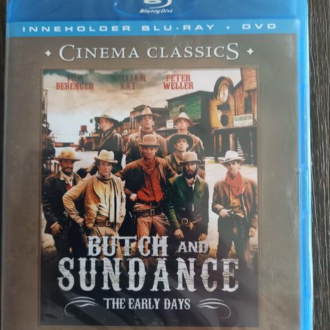 Butch And The Sundance- Blu-Ray+ DVD-Ny I plast!