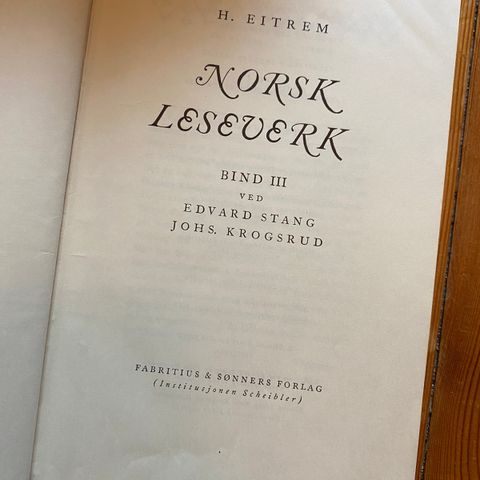 Norsk Leseverk bind 3