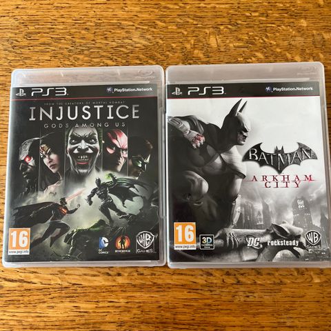 ps3 spill BATMAN / INJUSTICE