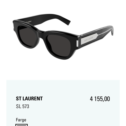 Saint Laurent Paris solbriller . Helt ny, Str 49mm