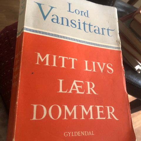 Mitt livs lærdommer. Utgitt 1945