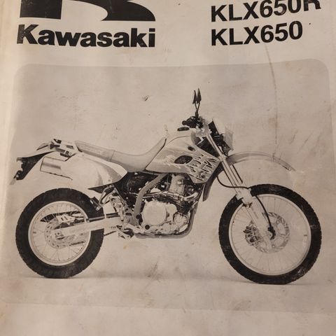 kawasaki KLX 650C.  Motor/delemotor