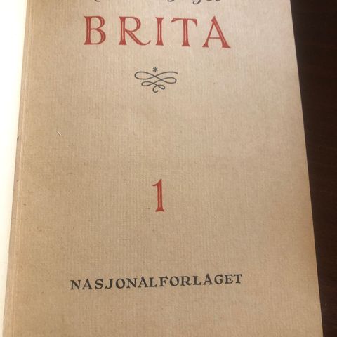 Brita. Utgitt 1940-tallet