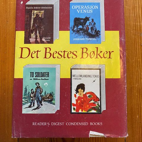 Det bestes Bøker - Operasjon Venus / To Soldater / Gamle Doktor Abelman +