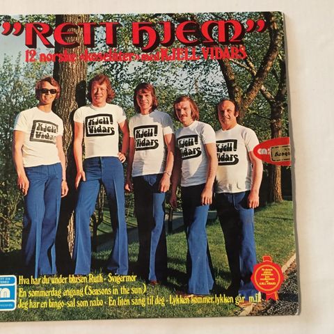 KJELL VIDARS / "RETT HJEM" - VINYL LP