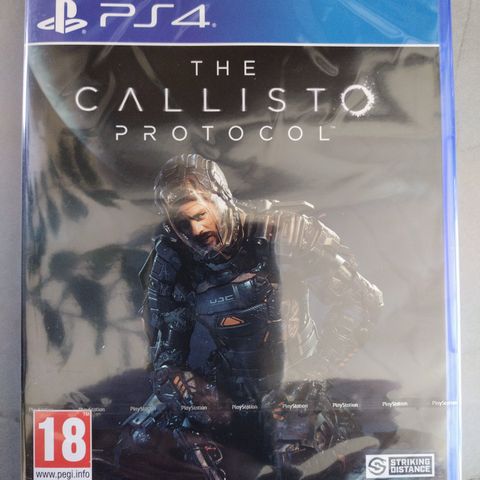 PS4 spill. The Callisto Protocol. Ny i plast.