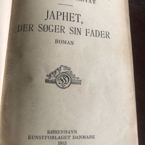 Japhet, der søger sin fader. Utgitt 1913