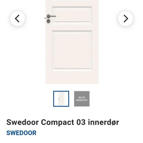 Swedoor compact 03 formpresset innerdør