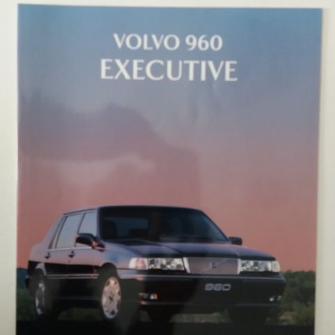 VOLVO 960 EXECUTIVE -brosjyre.