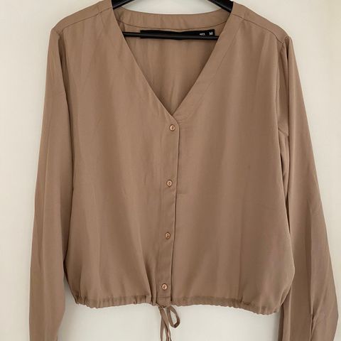 Beige topp/bluse