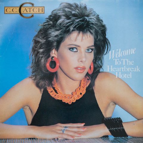 LP C.C. Catch - Welcome To The Heartbreak Hotel 1986 Scandinavia