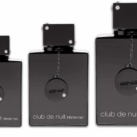 Club de Nuit Intense Man ETD, EDP og Pure Parfum prøver/dekanter