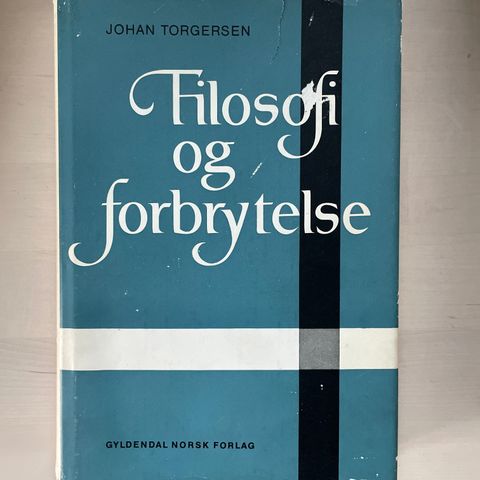 Johan Torgersen «Filosofi og forbrytelse»