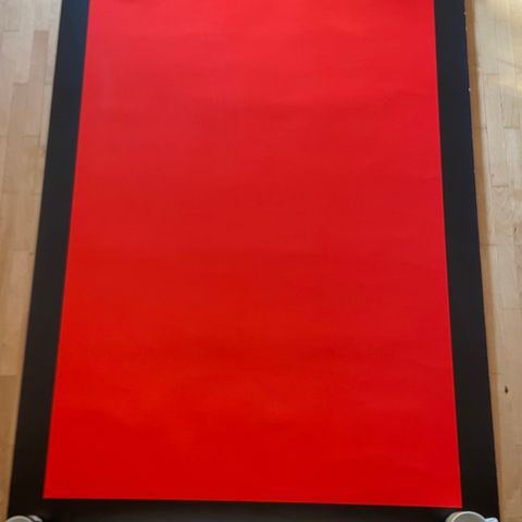 Stilig stor fargerik plakat 106x146 cm -kan brukes begge veier