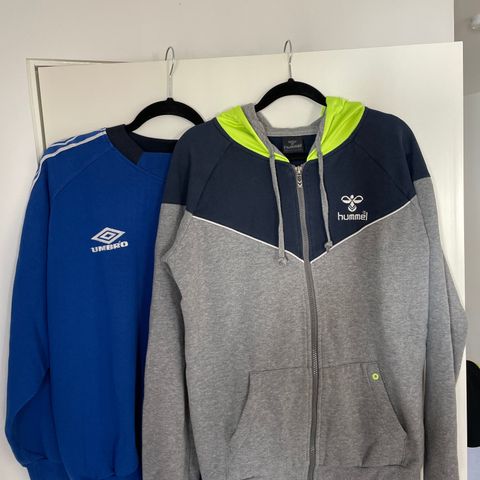 HUMMEL HETTEJAKKE og UMBRO GENSER