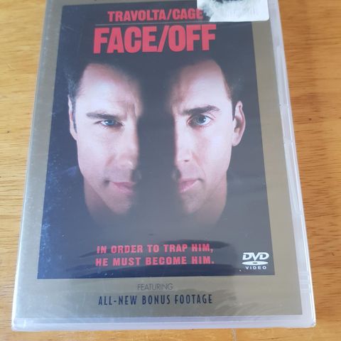 Face/Off med Travolta og Cage Ny