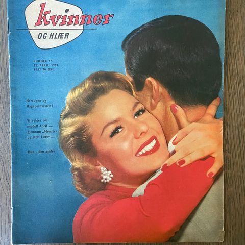 Magasin : Kvinner og klær nr. 15 / 1957