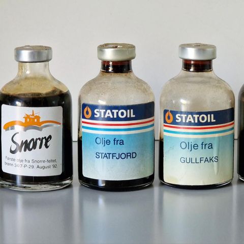 Vintage oljeprøver