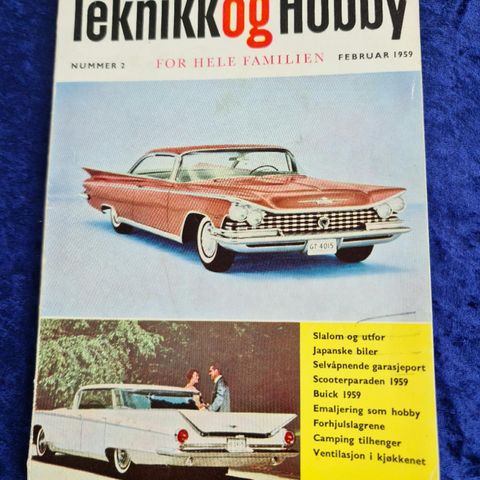 Teknikk og Hobby nummer 2 Februar 1959