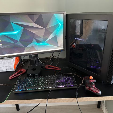 SELGER KOMPLETT GAMING SETUP PAKKE