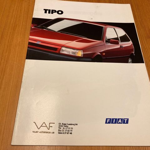 BILBROSJYRE - FIAT TIPO - 1993