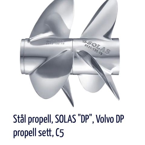 Volvo penta c5 propell