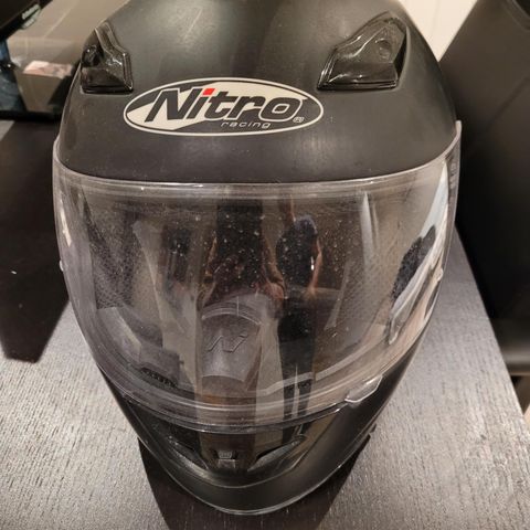 Nitro Racing mopedhjelm, str L