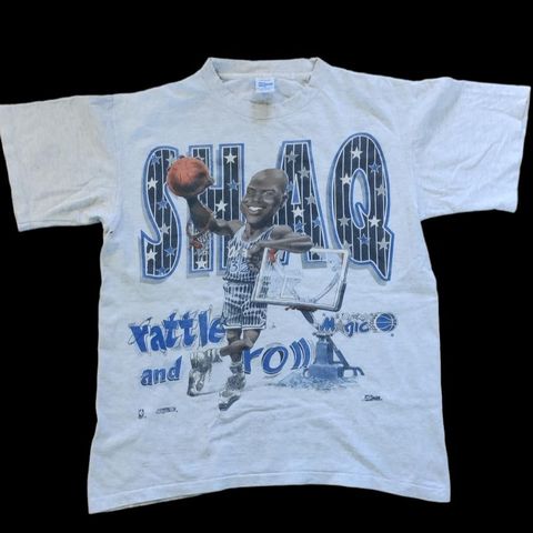 Vintage 90s Shaquille O’Neal NBA t skjorte