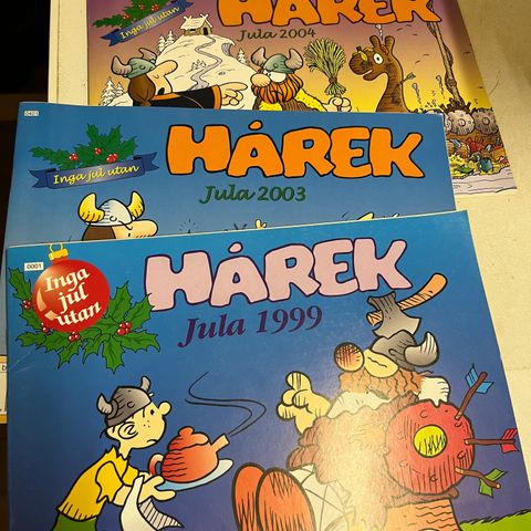 Hårek julehefter 1999 2003 & 2004