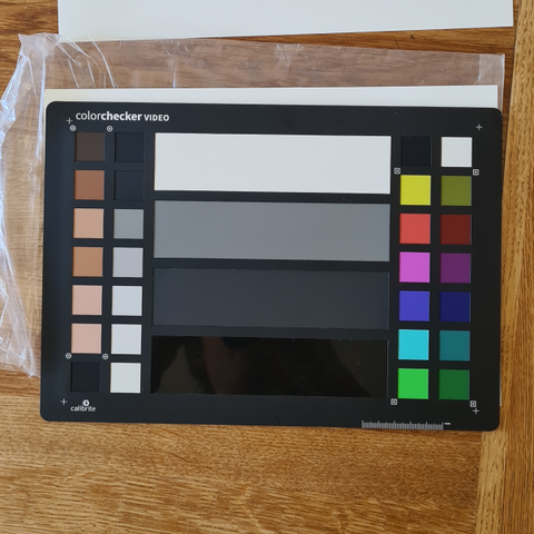 Calibrite ColorChecker Video