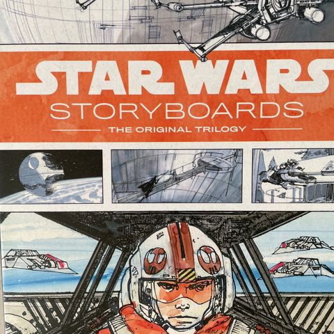 Star Wars storyboards-bok