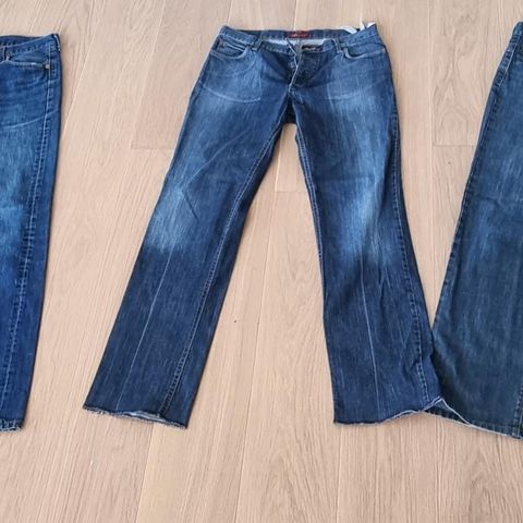 5 jeans og sommer bukser alle for 250 kr