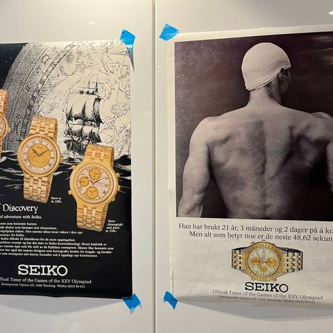 Seiko OL 1992 plakater