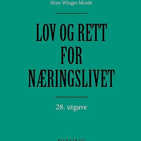 Lov og rett for næringslivet - 28. utgave - Pent brukt