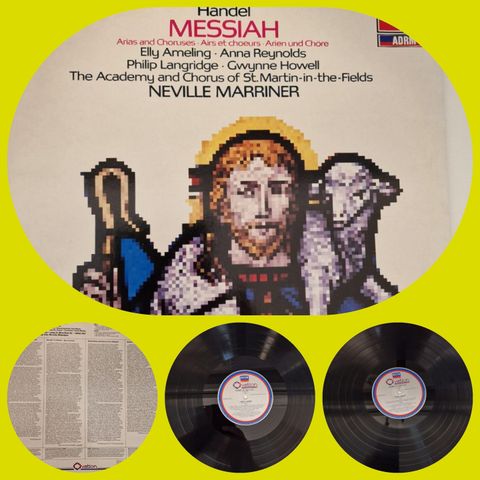HANDEL MESSIAH 1986  - VINTAGE/RETRO LP-VINYL (ALBUM)