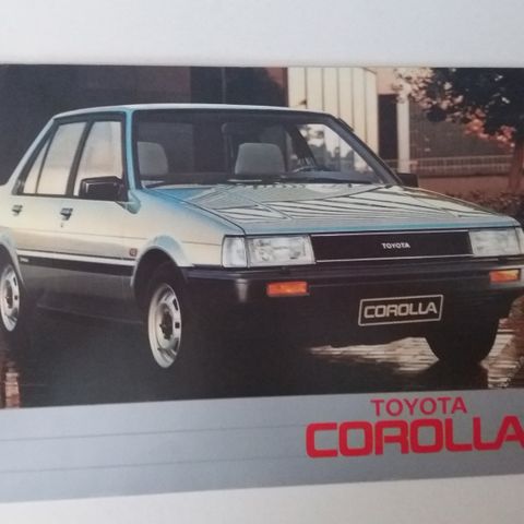 TOYOTA COROLLA -brosjyre.