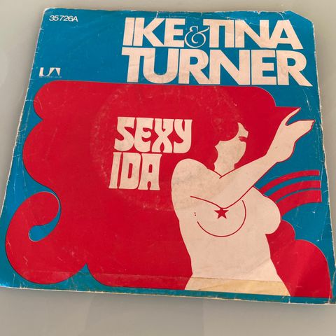 Tina Turner - soul funk - ike & Tina vinyl lp plater og singler fra 60,70tallet