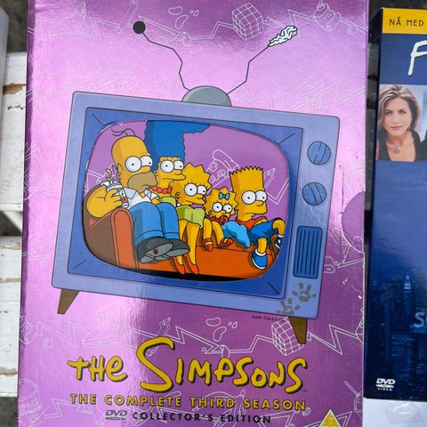DVD-sesonger av Simpsons, Friends og Glee