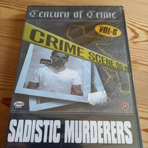 Century of Crime- Vol-6 - Sadistic Murderers- DVD- Ny!