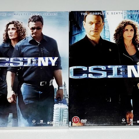 12 DVD.CSI:NY. THE COMPLETE 5 & 6 SEASON.
