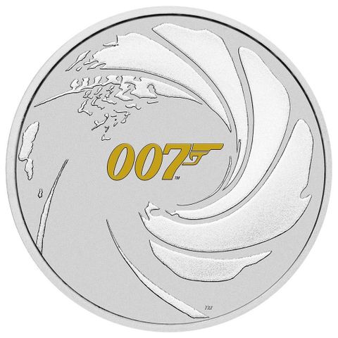 TUVALU 2021 JAMES BOND 007™ - 1 OZ SØLV