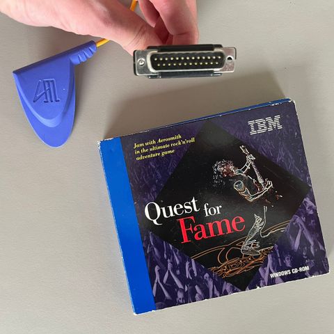 IBM Quest for Fame, med skjelden V-pick