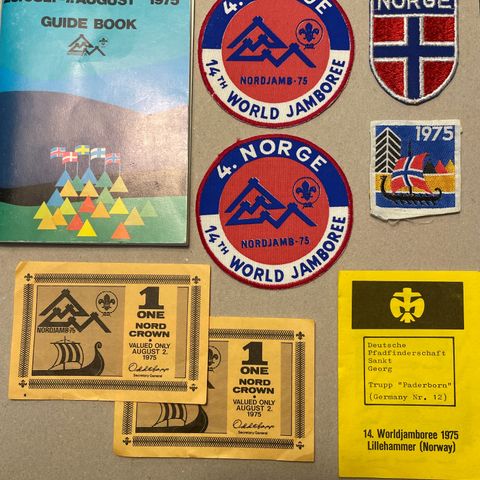 Speider 14th World Jamboree Nordjamb Lillehammer 1975 samling