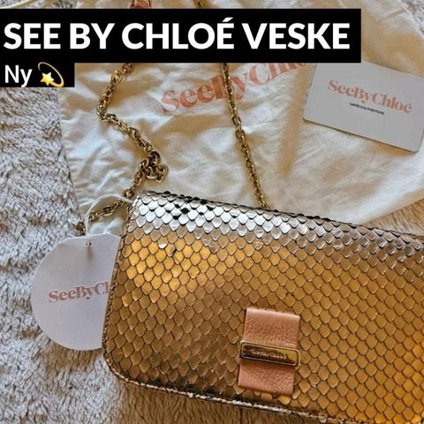 Ny og lekker selskspsveske fra See by Chlōe ❣️ Saffiano skinn/limited edition