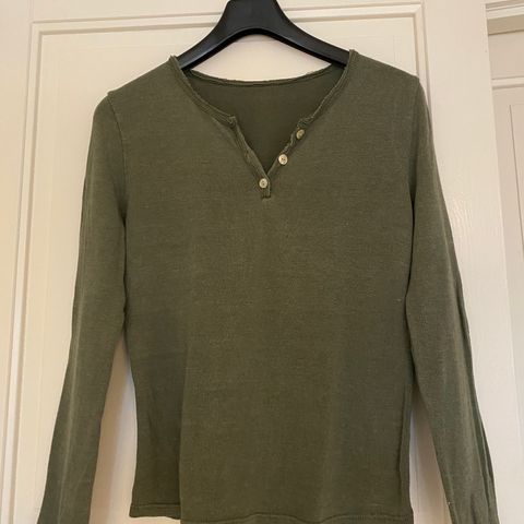 T-skjorte/genser, militærgrønn