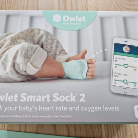 Owlet Smart Sock 2 (baby monitor puls/oksygen)