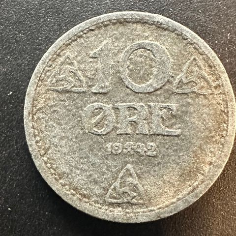 10 øre 1942 zink (2447 AB)