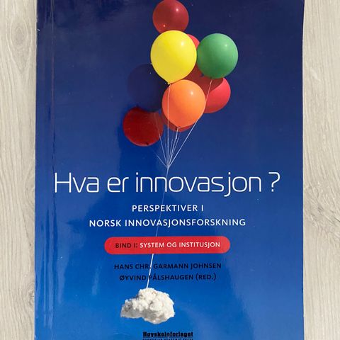 Hva er innovasjon: Perspektiver i norsk innovasjonsforskning
