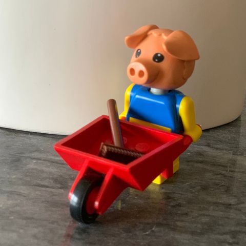 Vintage / retro lego Percy Pig fra 1979