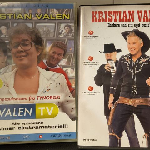 Norsk humor: Kristian Valen 4 stk  filmer